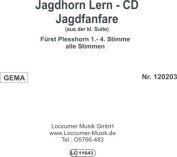 Jagdfanfare  Jagdhorn Lern CD